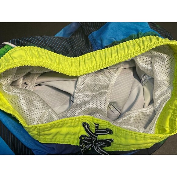 ZeroXposur swim trunk shorts youth kids medium 10 12 27 x 10 blue - Picture 5 of 8